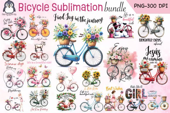 Bicycle Sublimation Bundle: Graphics for Craft & Brand