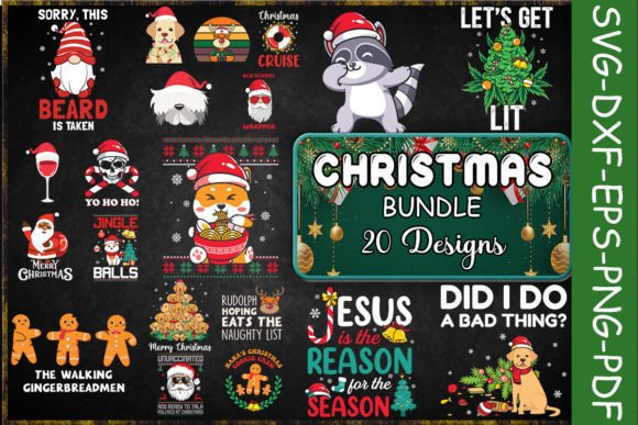 Christmas Fun SVG Bundle: Graphics for Crafts & Selling