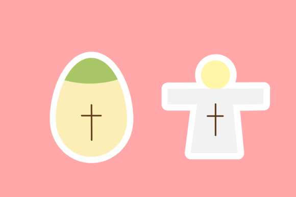 Easter Christian Cross Icon Stickers: Graphics & Crafts Review