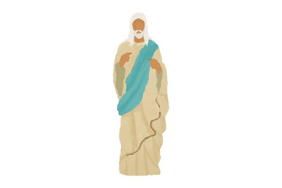 Jesus Christ, Full Body - Watercolor Crafts