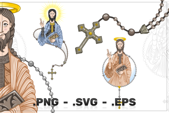 Santiago Apostle with Rosary: Graphics & Illustrations Review
